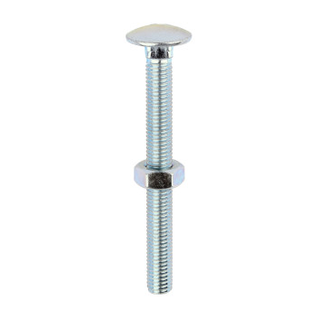 Cup Square Bolt Zinc Plated M10 x 100mm