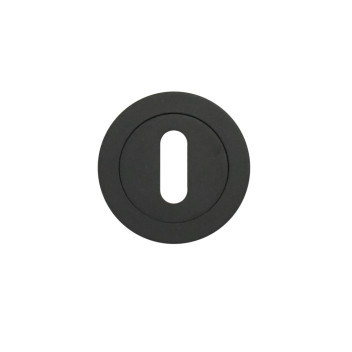 Escutcheon Std Lock Profile To Suit LC & Stanza Matt Black 52mm*