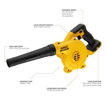 Dewalt DCV100 XR Compact Blower 18v Naked