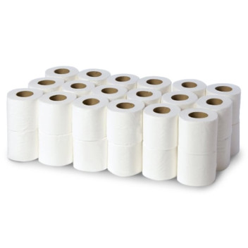 Bell Janitorial Toilet Roll 2 Ply White 200 Sheet (36)*