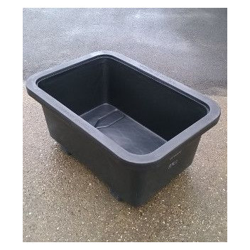 Mortar Tub Forklift Recycable Black 250L*