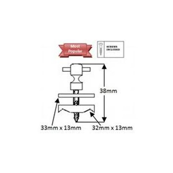 Sash Window Baton Rod Screw PB