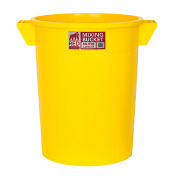 Red Gorilla Plasterers Mixing Bucket Yellow 50L