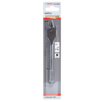 Bosch Self Cut Flat Bit 22mm x 152mm*