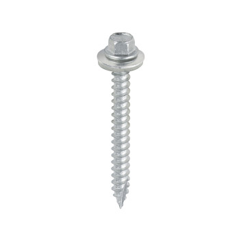 Tek Screw Timber & Washer 6.3 x 60mm (100)