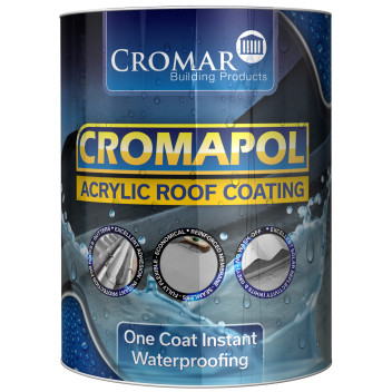 Roofing Acrylic Instant Waterproofing One Coat Black 5kg*