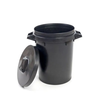 Rubbish Bin Heavy Duty Black 90L*