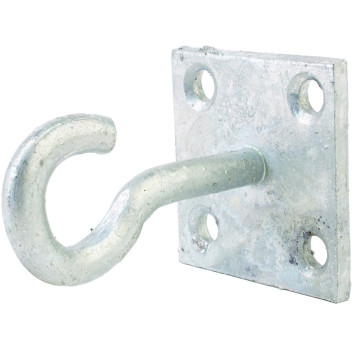 Plate With Hook Galvanised*