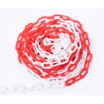 Chain Plastic Link Red / White 6.0 x 40mm Per Meter*