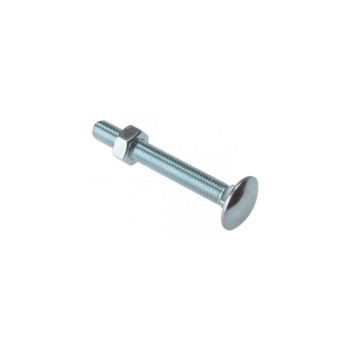 Cup Square Bolt Zinc Plated M6 x 80mm