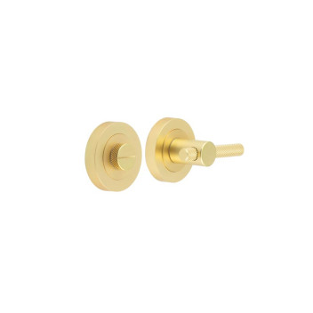 Bathroom Turn & Release KnurledTo Suit Bari Lever Satin Brass*