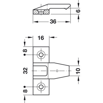 Keku Clip Panel Component Push Fit Male & Female Set*