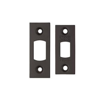 Deadbolt Face Plate And Strike Plate Accessory Pack Black*