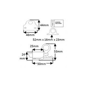 Window Fanlight Catch CP