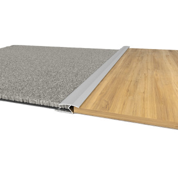 Trim Carpet To Laminate / Tile Z Section Silver 915mm*