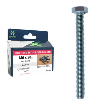 Pre Pack HT Set Screw & Nut Bzp M12 X 200mm (5)*