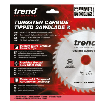 Trend CSB/19040 Craft Saw Blade 190 x 40T x 30mm Bore*