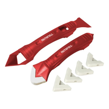 Faithfull Silicone Scraper Kit