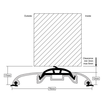 Threshold SG100 DDA Weatherbar Gold 914mm*