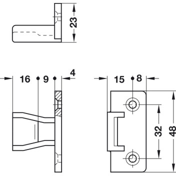 ZZ- Keku Clip Panel Component Female*