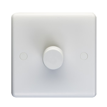 Dimmer Switch Led 1 Gang 2 Way White*