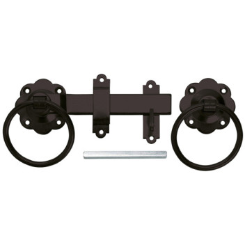 Ring Gate Latch Black 150mm*