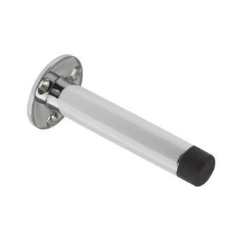 ZZ- Door Stop Cylinder With Rose PC 90mm*