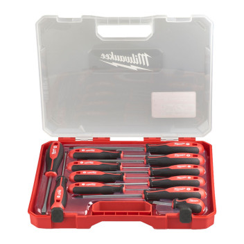 Milwaukee Lobe Screwdriver Set PZ/PH/TX/SLT/VDE 12Pk*