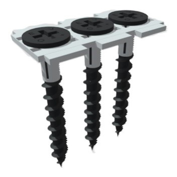 Collated Drywall Screw Coarse Black 35mm (1000)*