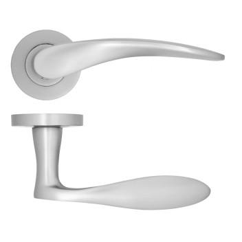 Door Handle Merida Round Rose Lever SC*