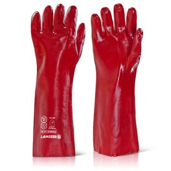 Gauntlet Red PVC 45cm One Size*