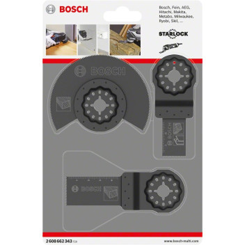 ZZ- Bosch Starlock Wood & Metal 3pc Set*