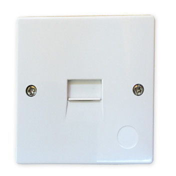 Telephone Socket 1 Gang Slave Surface Box*