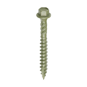 InDex Screw Hex Head Green 65mm (50)*