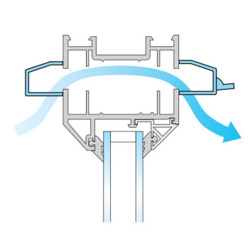 Window Trickle Vents Set White 300mm*