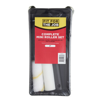 Paint Roller Mini Gloss / Emulsion Set 4\" / 100mm*