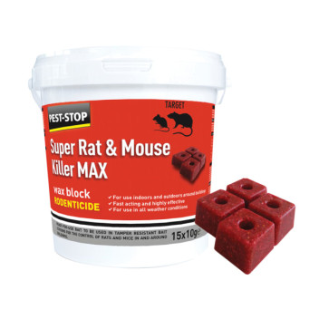 Pest Rat & Mouse Killer Wax Blocks for Bait Station