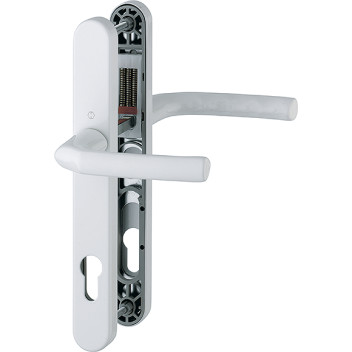 UPVC Door Handle Mp Levers 92 White 215 Bc*