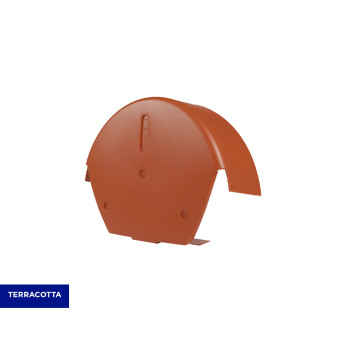 Roofing Universal Verge Centre Cap Round Terracotta*