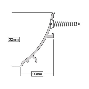 Rain Deflector Mill 914mm*