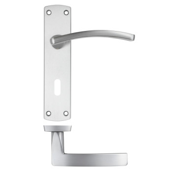 Door Handle Toledo Lever On Plate Lock SC*