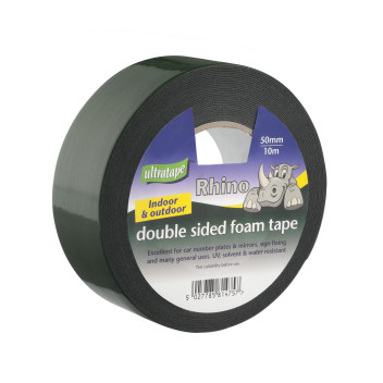 Tape Double Sided Foam Black 10m x 48mm*