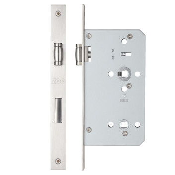 Din Lock Bathroom Lock/Lift To Lock SS 60mm*