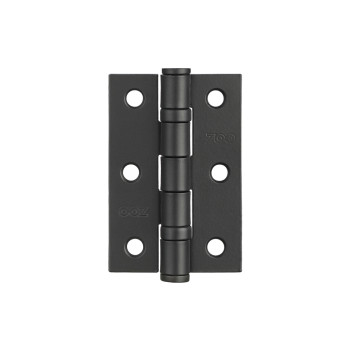 Hinge Ball Bearing Butt Black 75 x 50 x 2mm (2)*