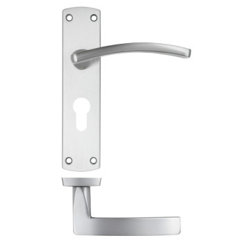 Door Handle Toledo Lever On Plate Euro Lock SC*